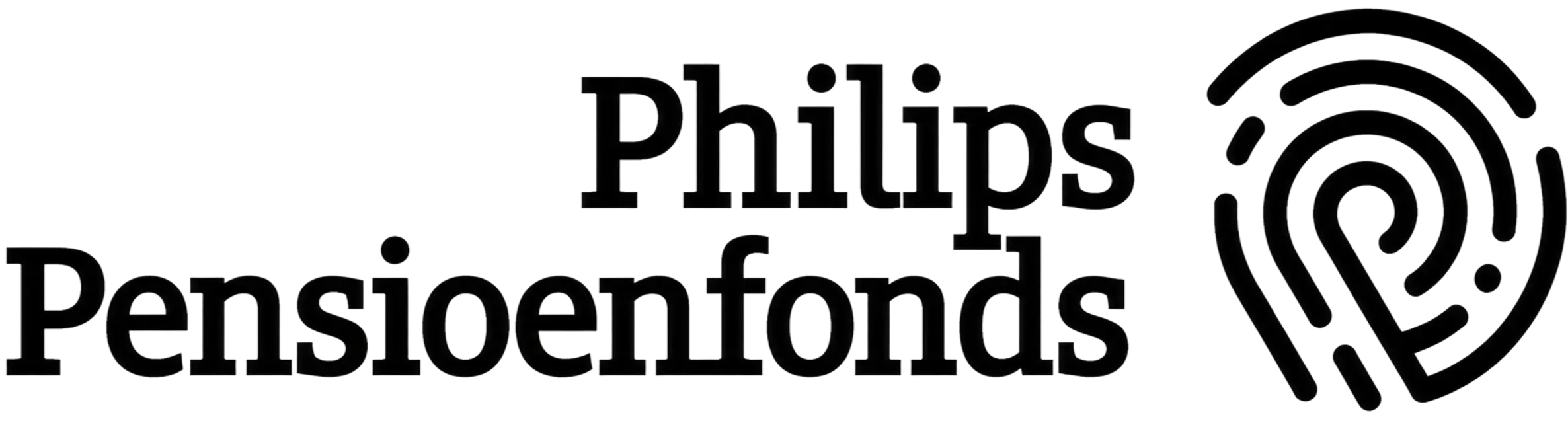 Philips pensioenfonds logo zwart 1